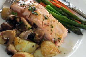 A Winter's Lunch ~ Salmon