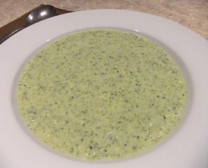 Broccoli and Blue Cheese Soup - Sunday Musings