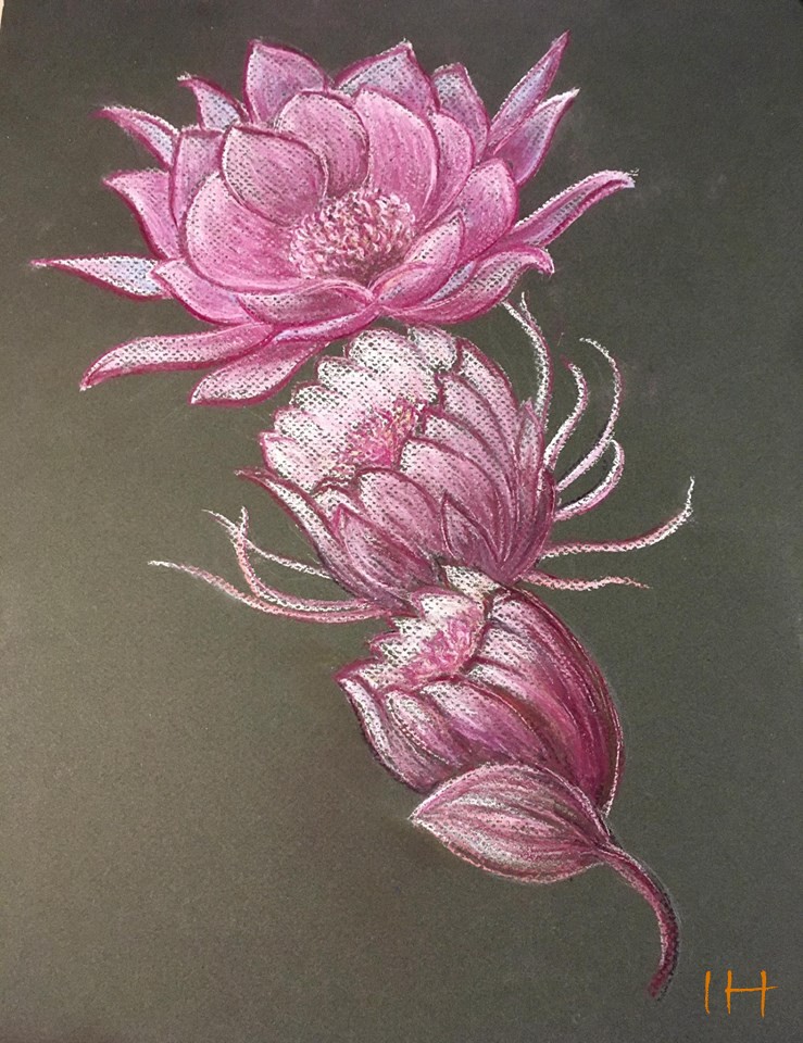 Pastel Flowers - signed